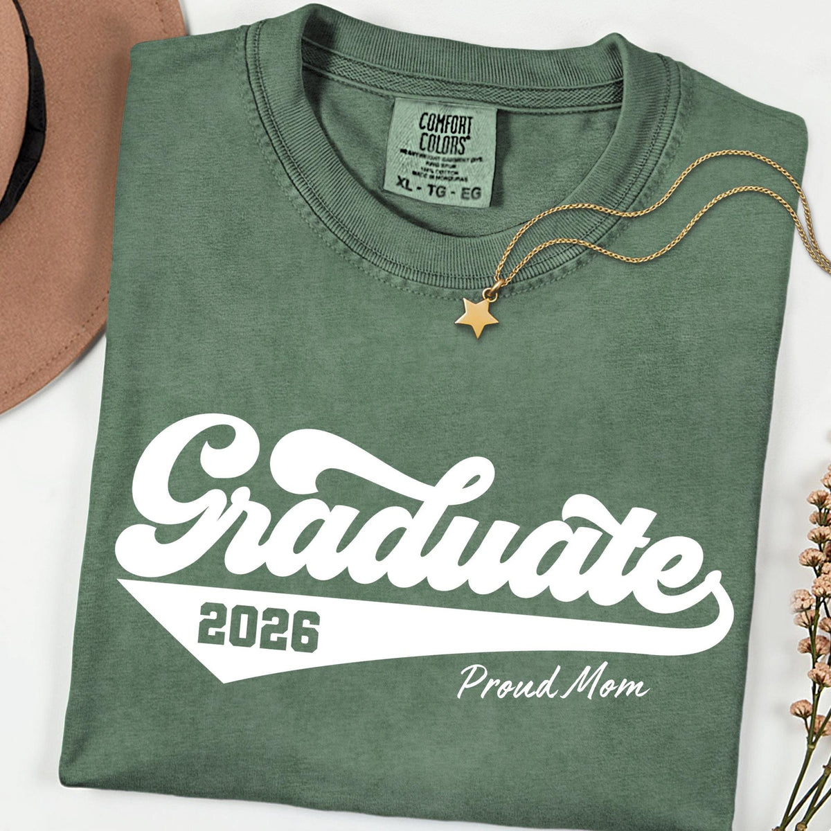Comfort Colors® Custom Graduate 2026 Shirt Gift For Proud Mom | Dad
