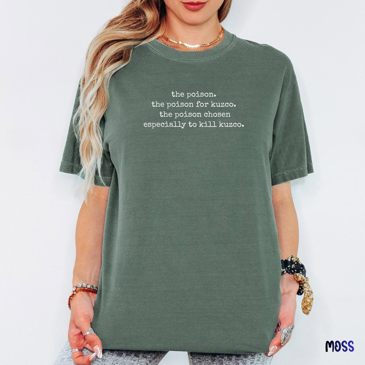 The Poison for Kuzco Comfort Colors® Shirt, Funny Llama Quote Tee, Cartoon Movie Inspired T-shirt, Theme Park Trip Shirt, Gift for Friends