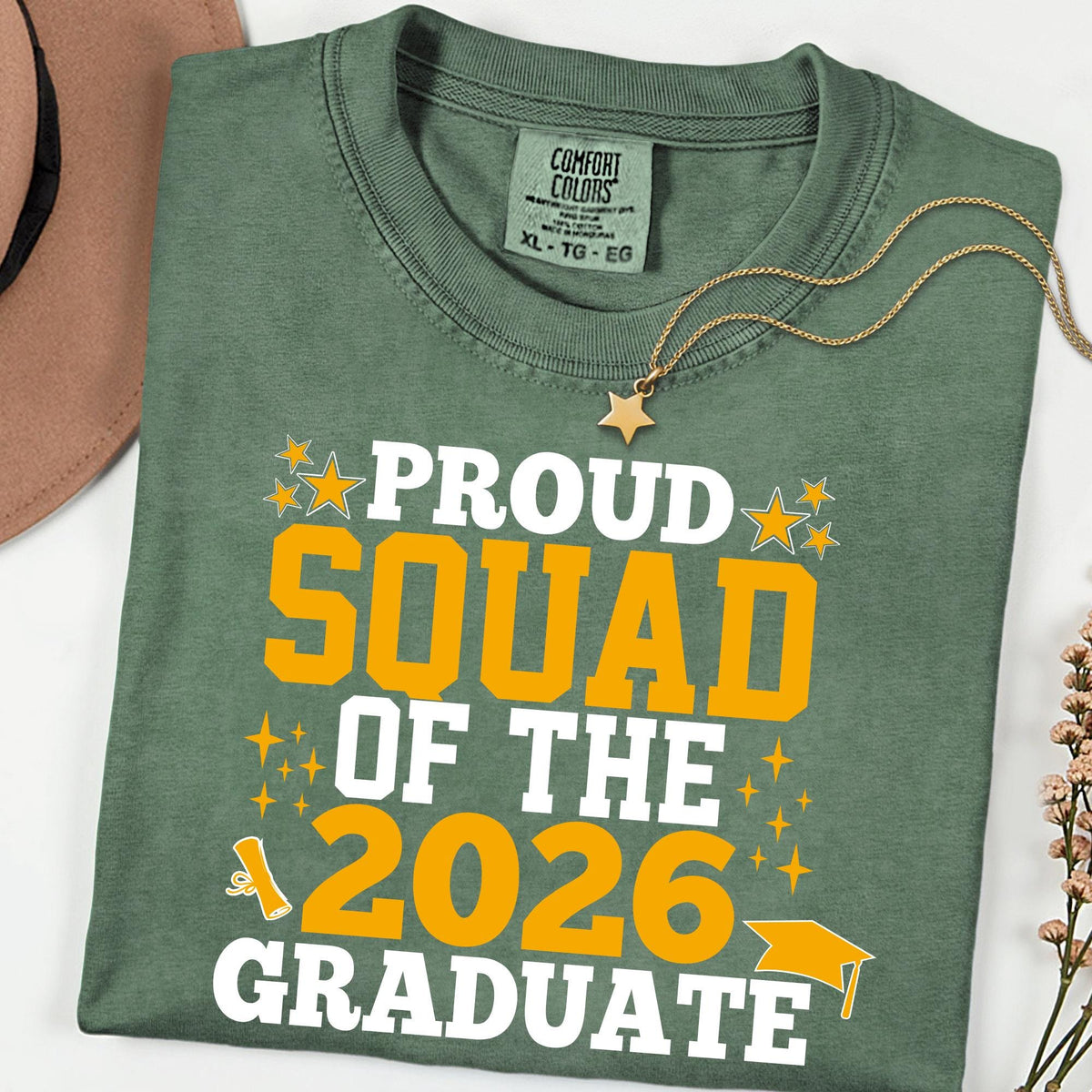 Comfort Colors® Graduate 2026 Shirt, Custom Photo Proud Family of the 2026 Graduate Tshirt, Family Matching Tee