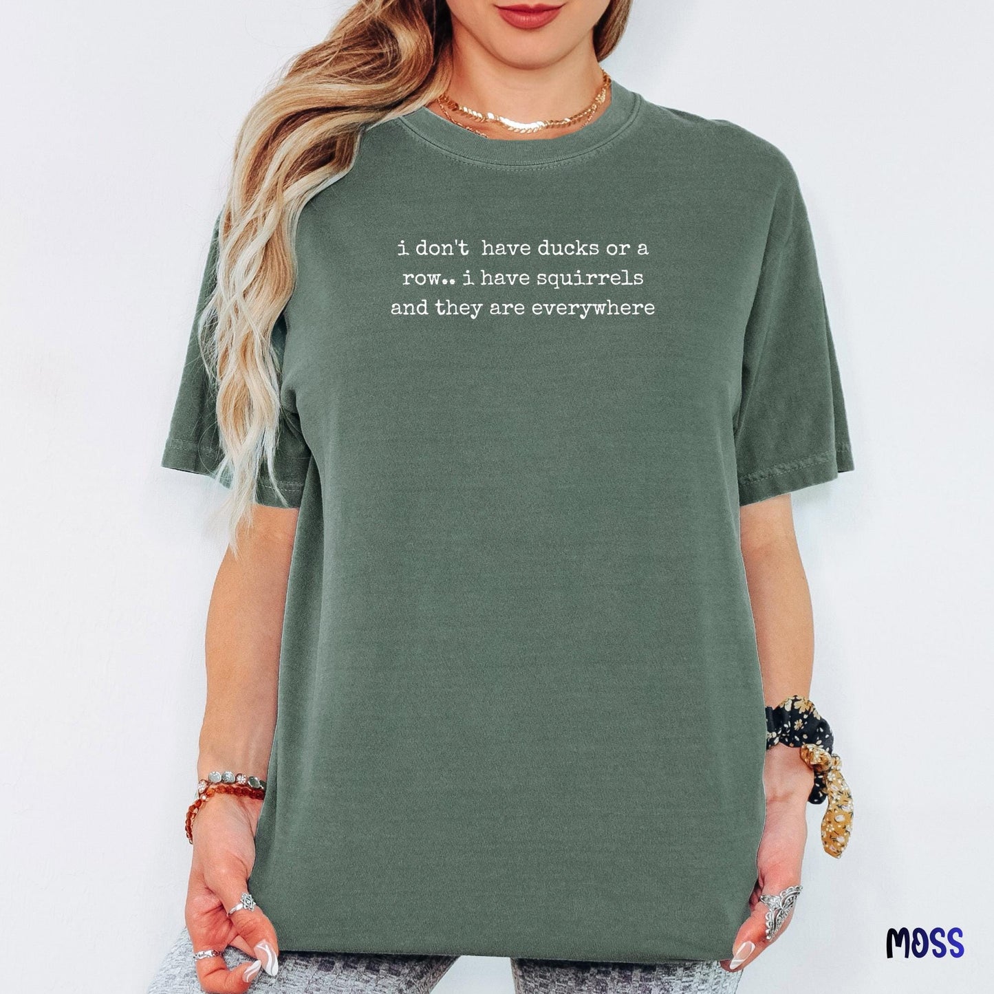 I Have Squirrels Everywhere Comfort Colors® Shirt, Funny Squirrel Tee, Sarcastic Quote Shirt, Animal Lover Gift, Chaos Humor T-Shirt