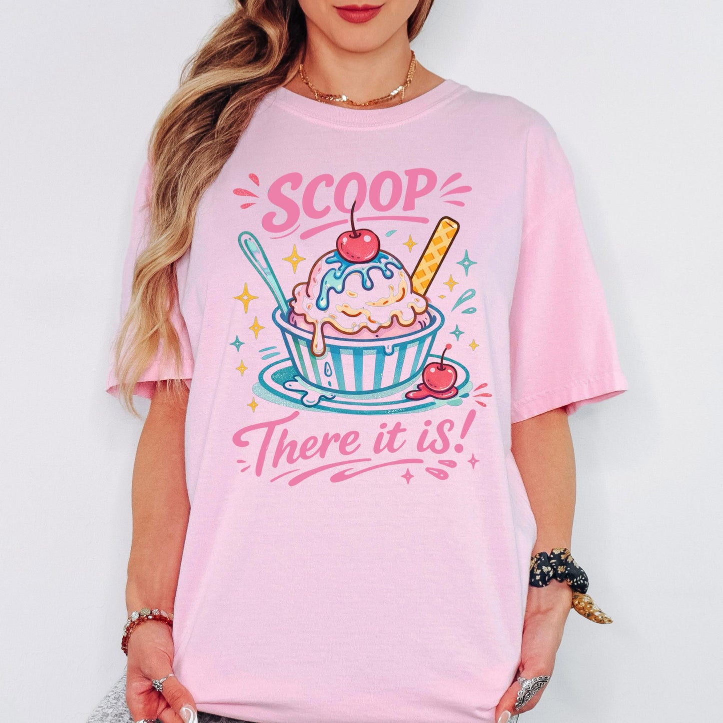 Comfort Colors® There It Is Ice Cream Shirt, Retro Coastal Tshirt, Funny Beach Tee, Summer Graphic Tee