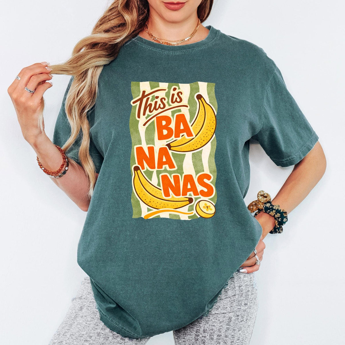 Comfort Colors® This Is Bananas Shirt, Retro Coastal Tshirt, Funny Beach Tee, Summer Graphic Tee