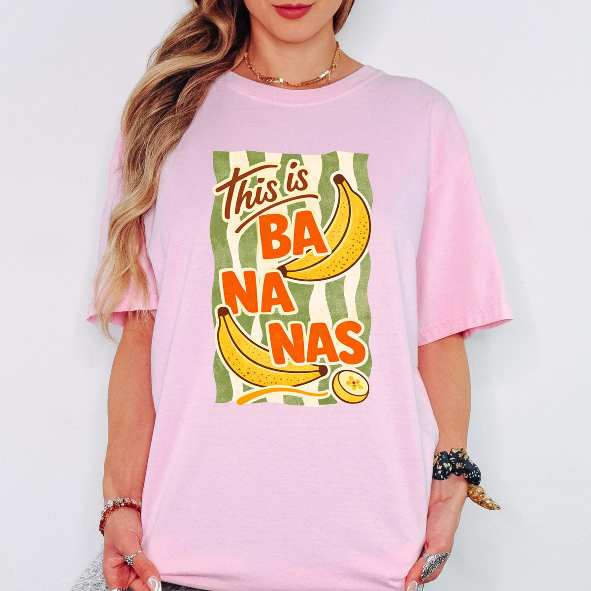 Comfort Colors® This Is Bananas Shirt, Retro Coastal Tshirt, Funny Beach Tee, Summer Graphic Tee