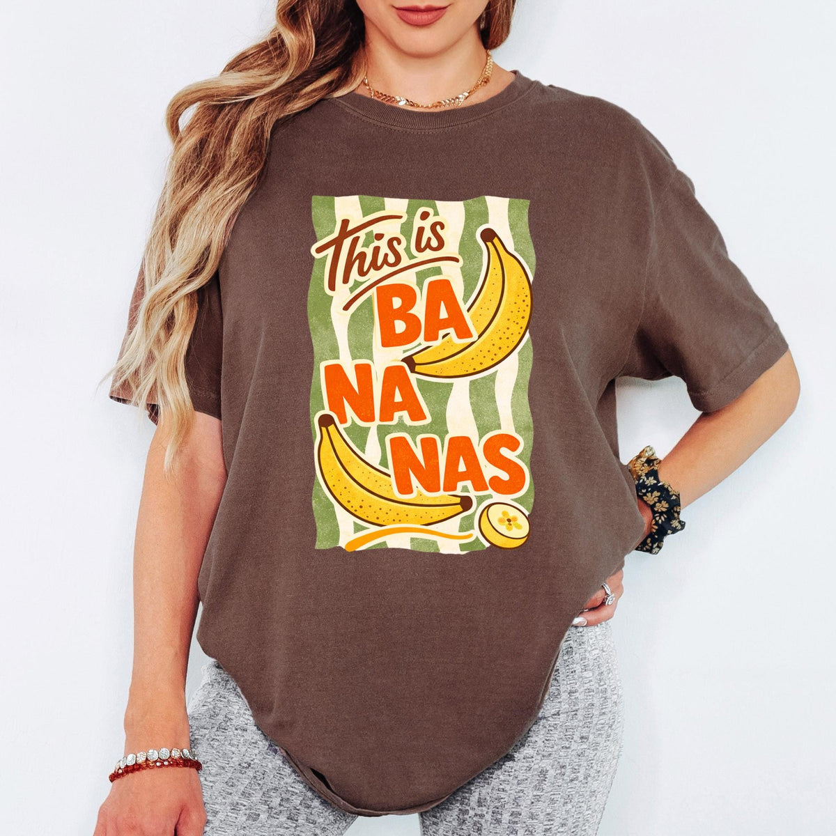 Comfort Colors® This Is Bananas Shirt, Retro Coastal Tshirt, Funny Beach Tee, Summer Graphic Tee