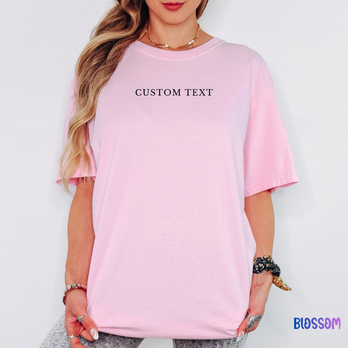 Custom  Comfort Colors Shirt, Personalized Text Tee, Create Your Own T-shirt, Photo Upload Tee, Custom Logo Tee, Matching Group Gift