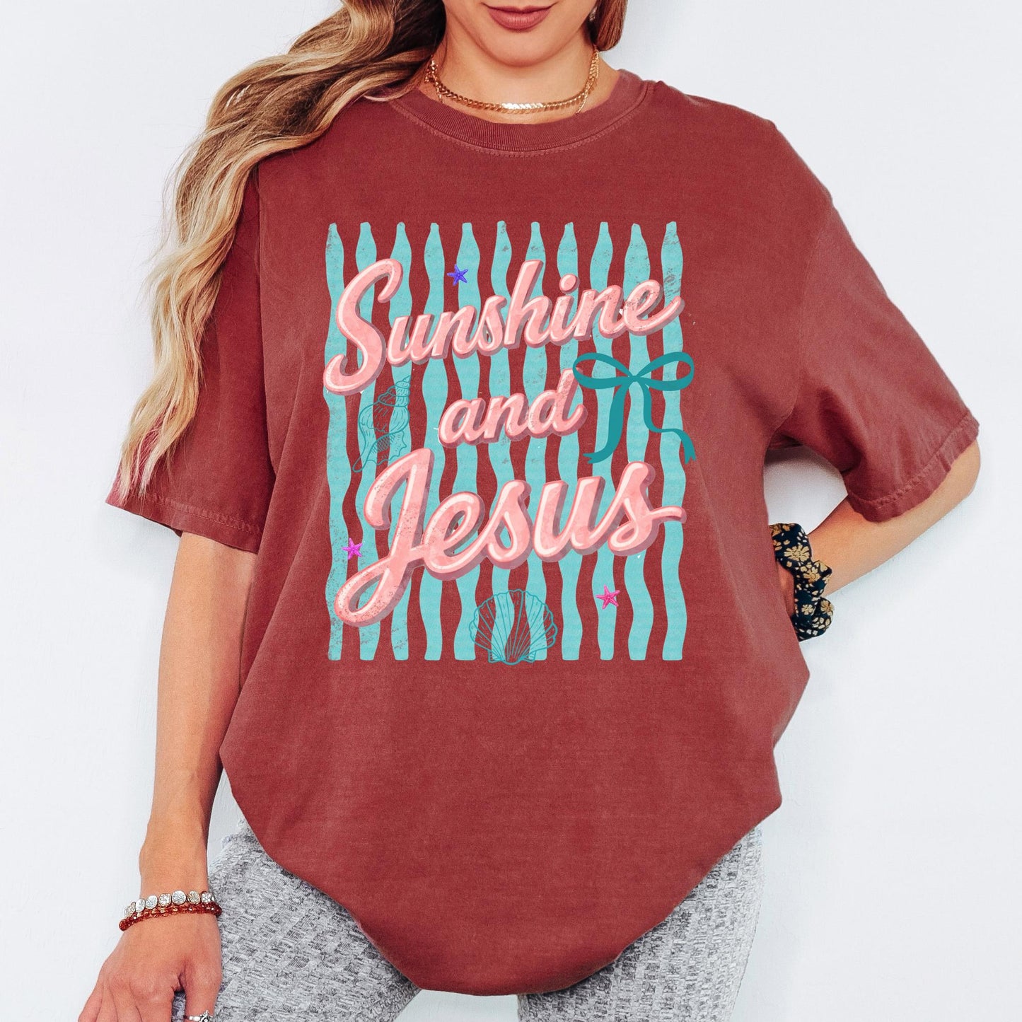 Comfort Colors® Crabby Shirt, Stripe Crab Tee, Funny Beach Graphic Tee, Coastal Vacation T Shirt, Summer Ocean Lover Gift Top