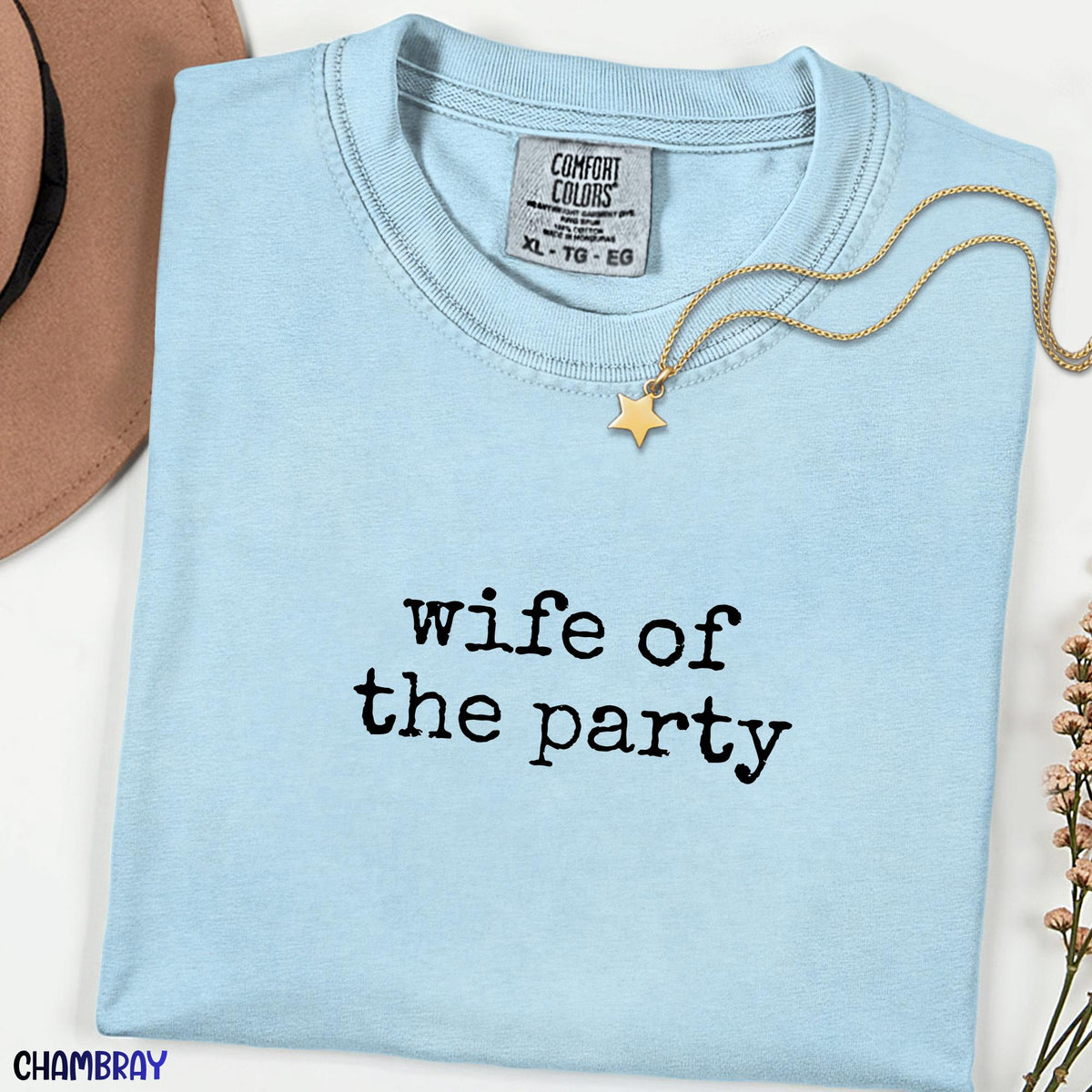 Wife of the Party Comfort Colors® Shirt, Future Mrs Tee, Bachelorette Outfit, Bridal Shower Gift, Just Engaged Shirt, Honeymoon Tee