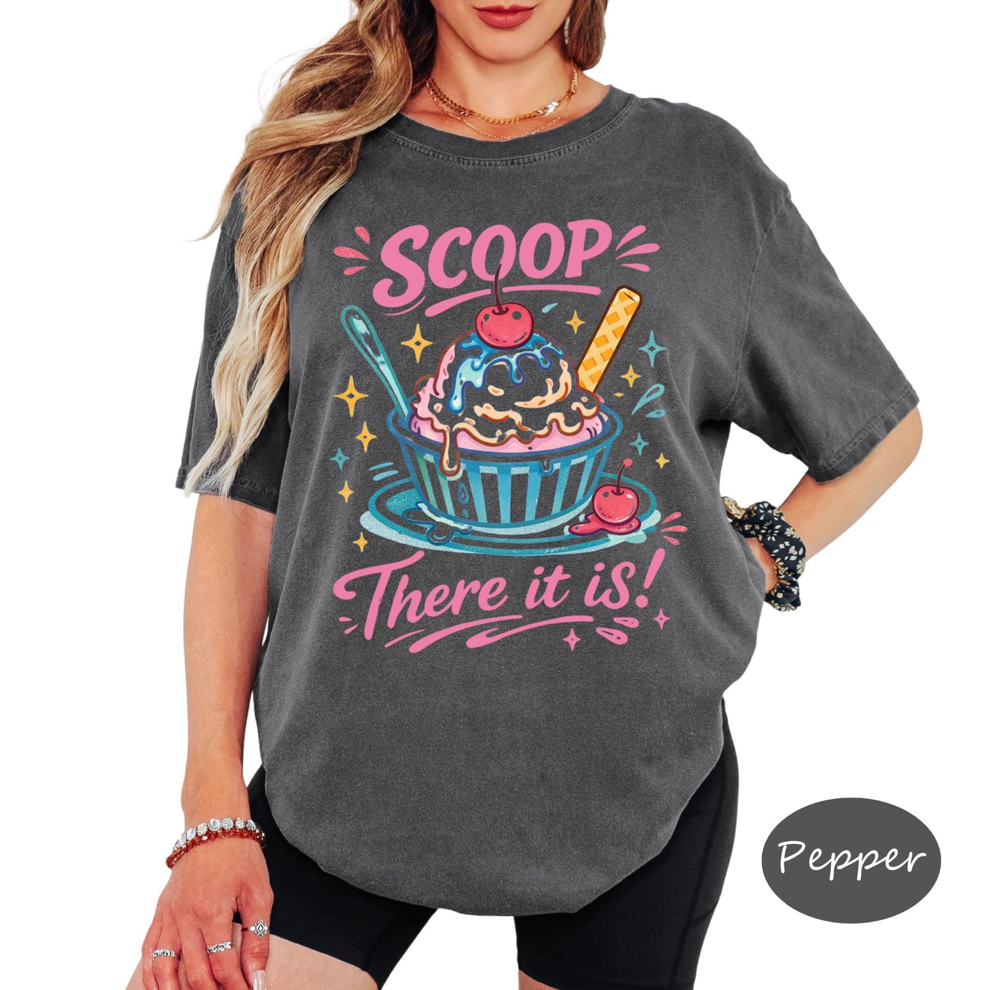 Comfort Colors® There It Is Ice Cream Shirt, Retro Coastal Tshirt, Funny Beach Tee, Summer Graphic Tee