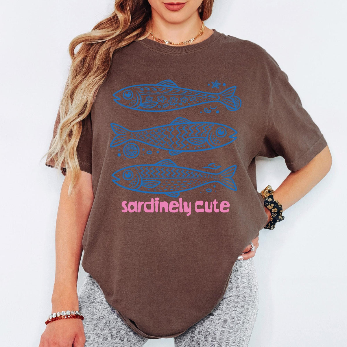Comfort Colors® Sardinely Cute Shirt, Retro Coastal Tshirt, Funny Beach Tee, Summer Graphic Tee