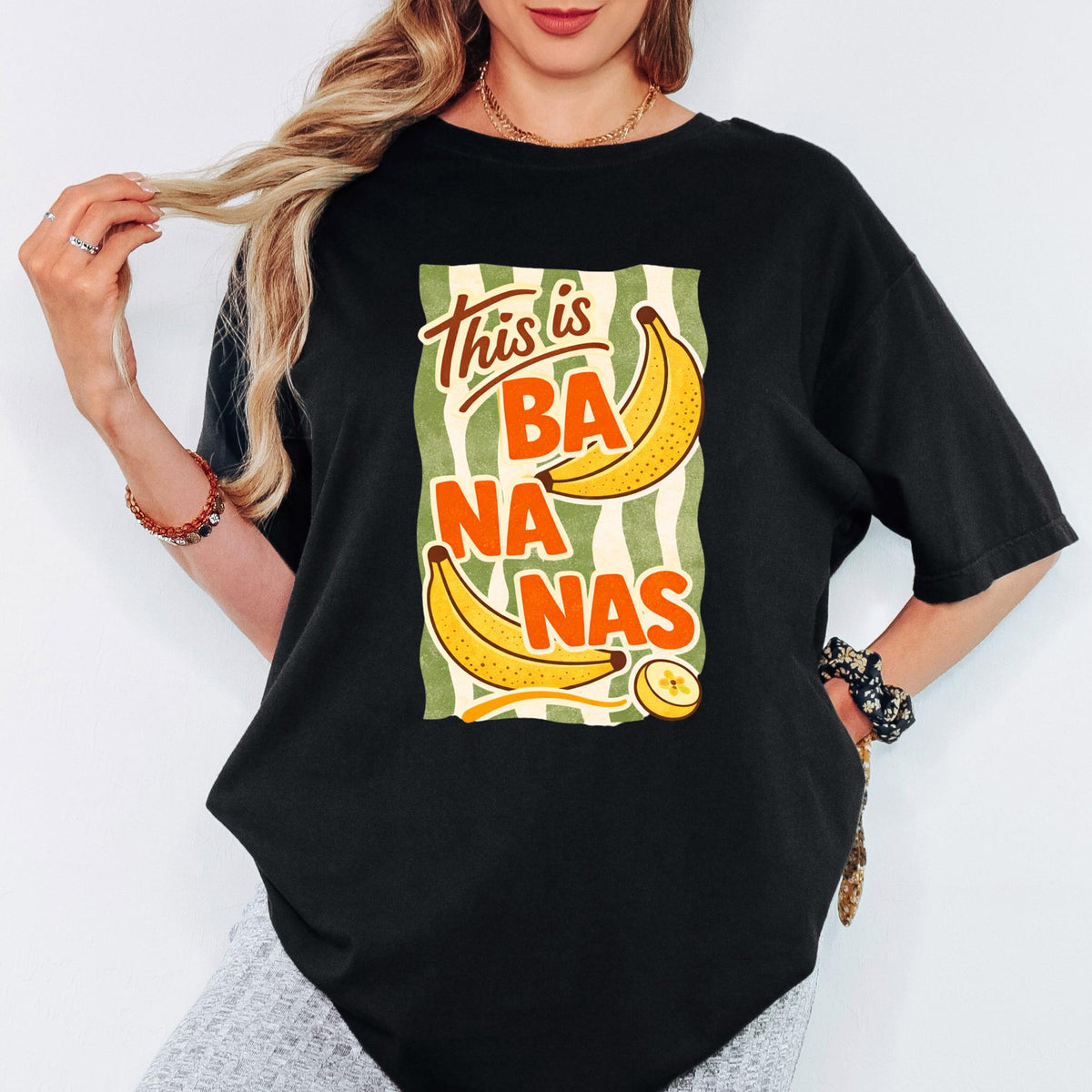 Comfort Colors® This Is Bananas Shirt, Retro Coastal Tshirt, Funny Beach Tee, Summer Graphic Tee