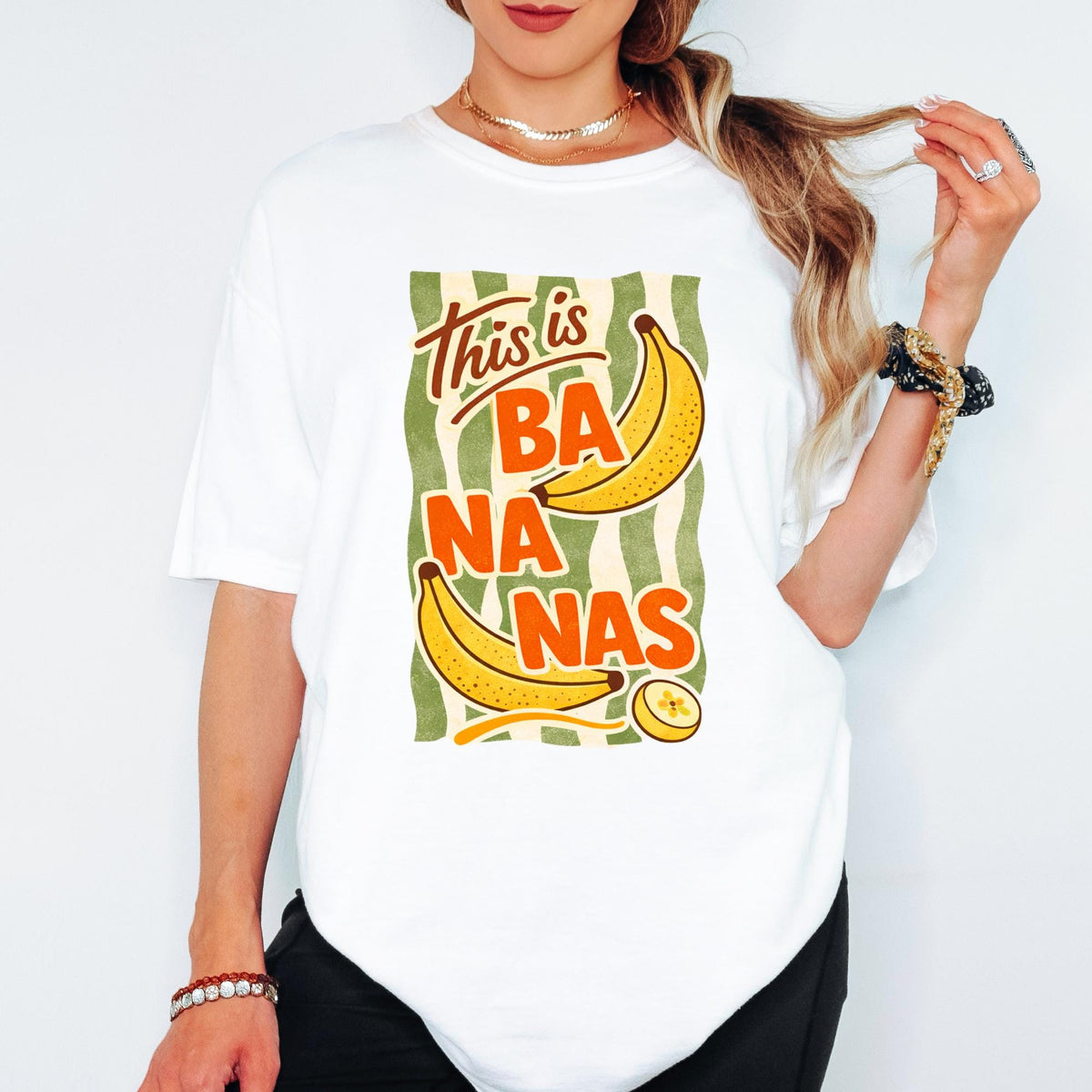Comfort Colors® This Is Bananas Shirt, Retro Coastal Tshirt, Funny Beach Tee, Summer Graphic Tee