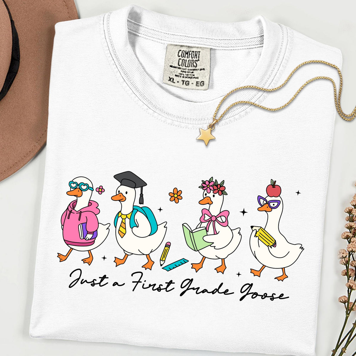 Comfort Colors® Just a Pre K Goose Shirt Back To School Silly Goose Cool First Day Tee Teacher Gift