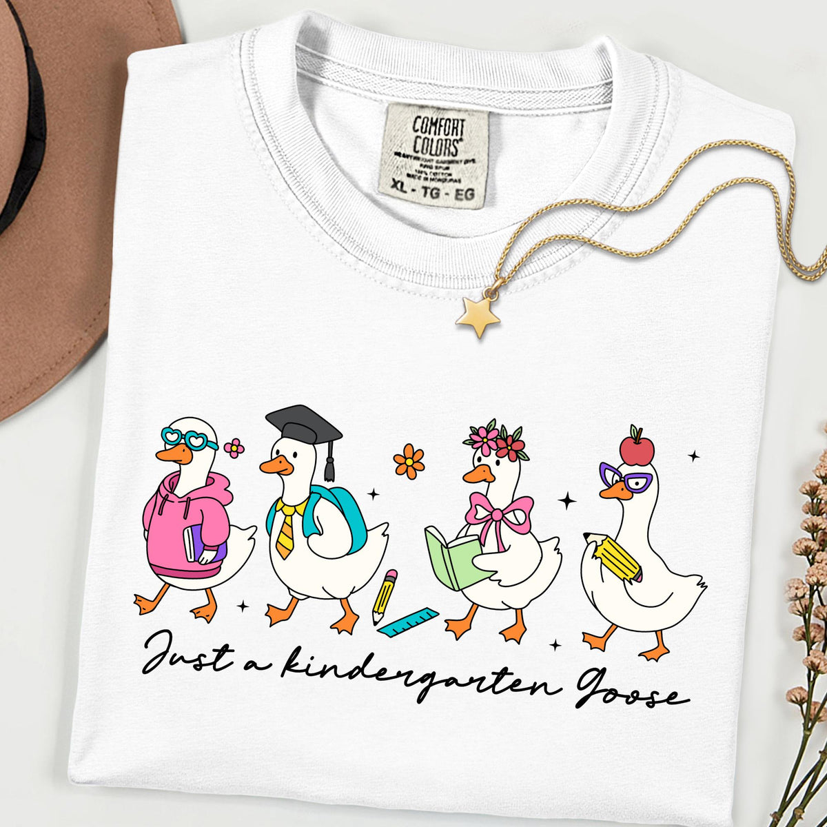 Comfort Colors® Just a Pre K Goose Shirt Back To School Silly Goose Cool First Day Tee Teacher Gift