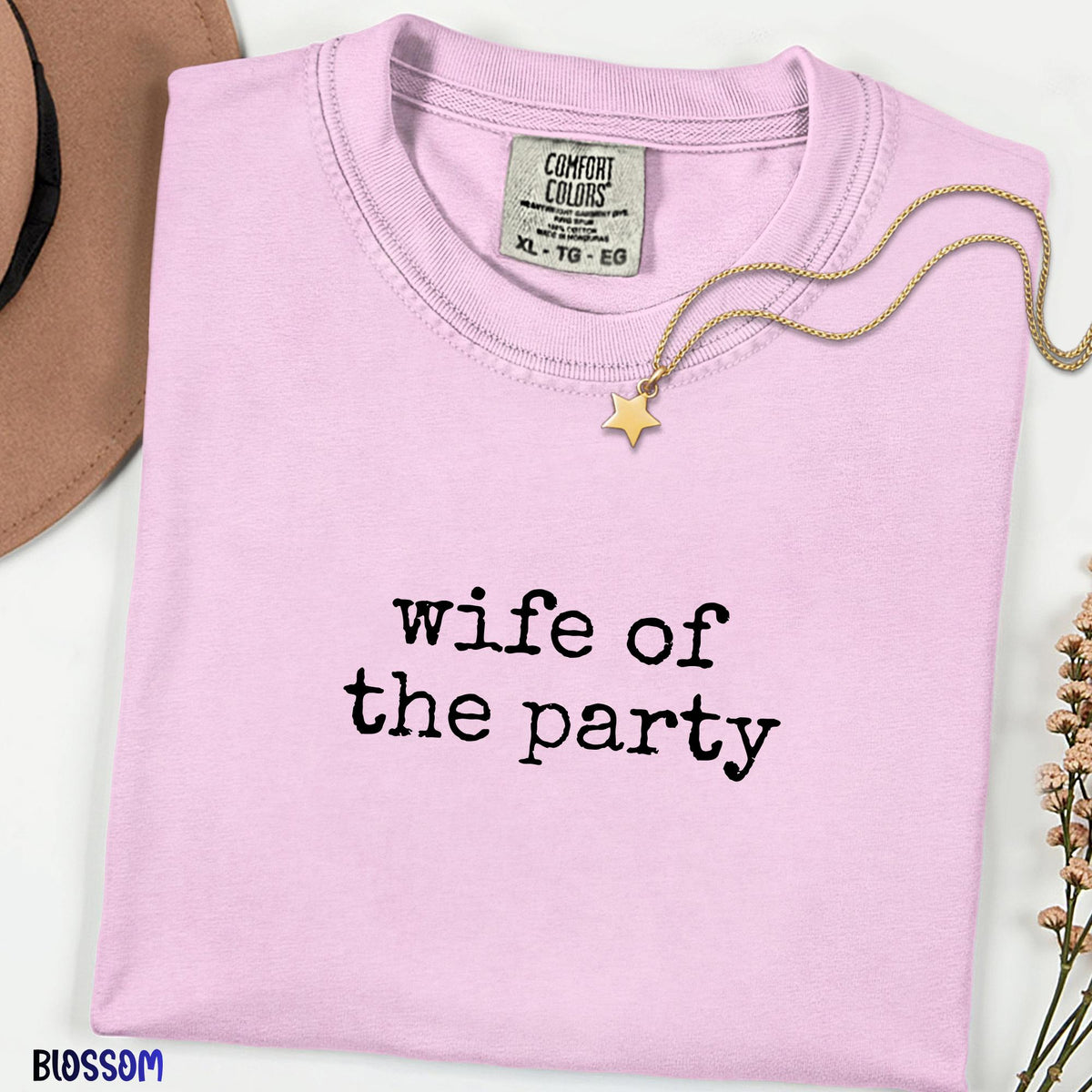 Wife of the Party Comfort Colors® Shirt, Future Mrs Tee, Bachelorette Outfit, Bridal Shower Gift, Just Engaged Shirt, Honeymoon Tee