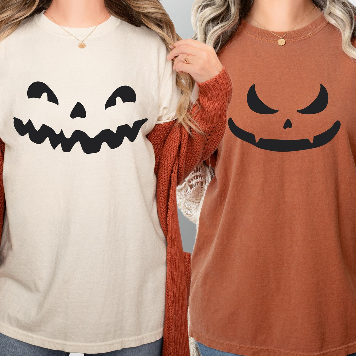 Comfort Colors® Pumpkin Face Shirt, Vintage Halloween Shirt, Fall Spooky Pumpkin Shirt, Spooky Season Tee Halloween Gift