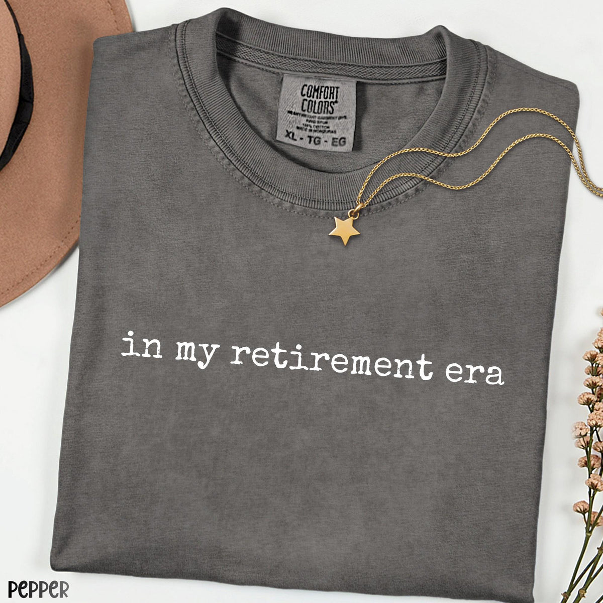 In My Retirement Era Comfort Colors®  Shirt, Retired Graphic Tee, Unisex Retirement T-Shirt, Retirement Party Shirt, Gift for Coworker