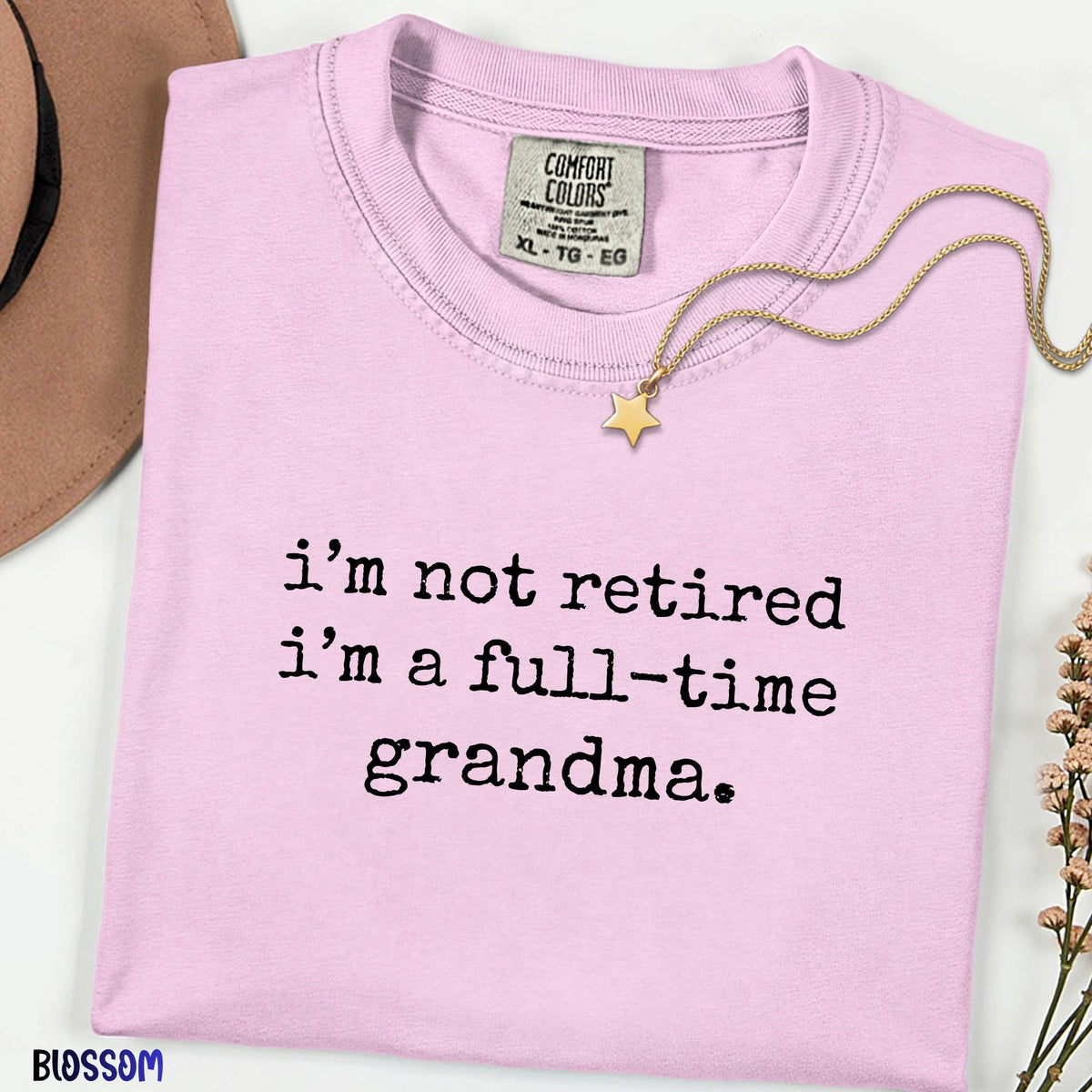 Retired Grandma Comfort Colors® Shirt, Retirement Gift for Grandma, Funny Nana Tee, New Grandma Gift, Mother's Day Shirt