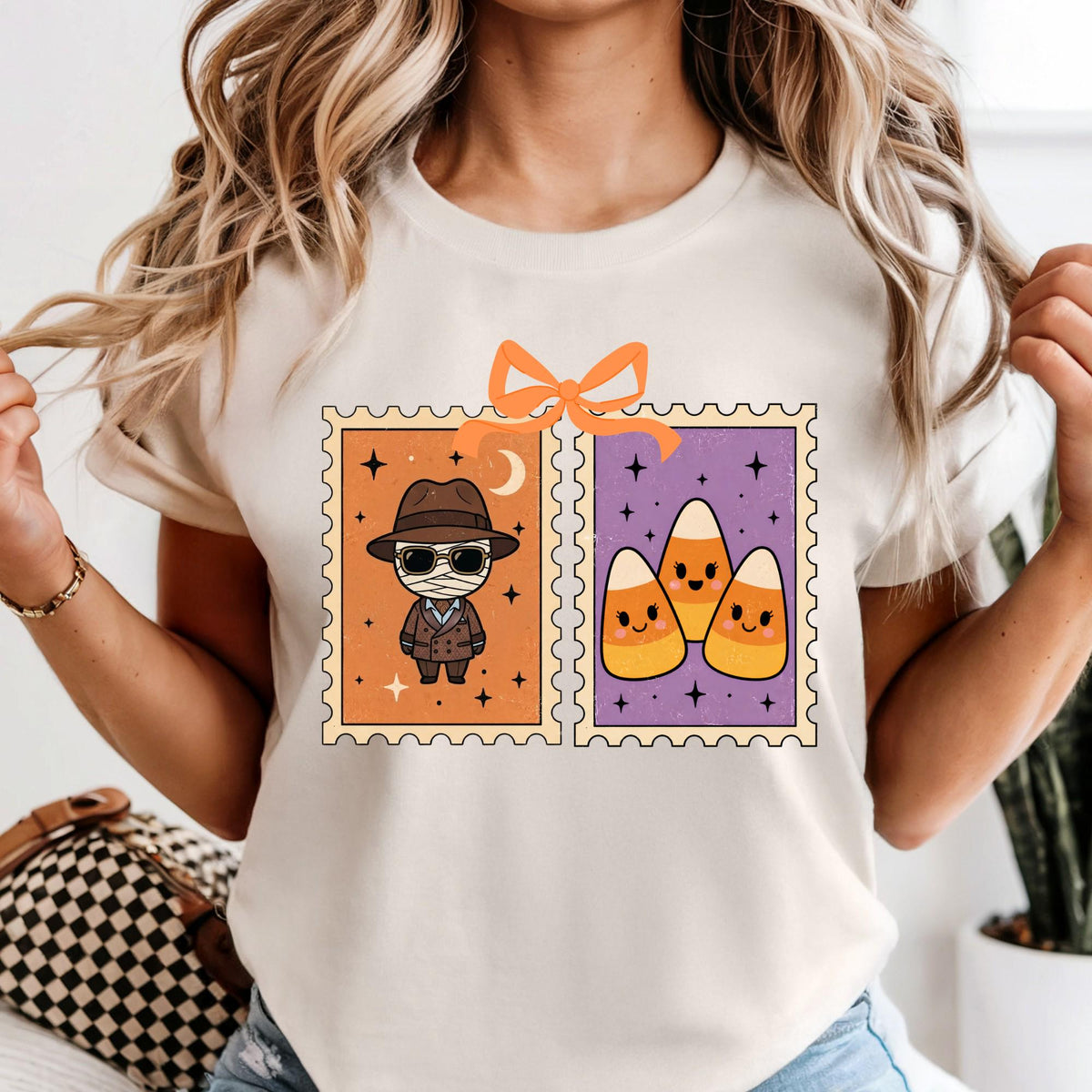 Custom Comfort Colors® Halloween Stamps Shirt, Vintage Dark Universe Shirt, Retro Epic Spooky Season Tshirt Gifts