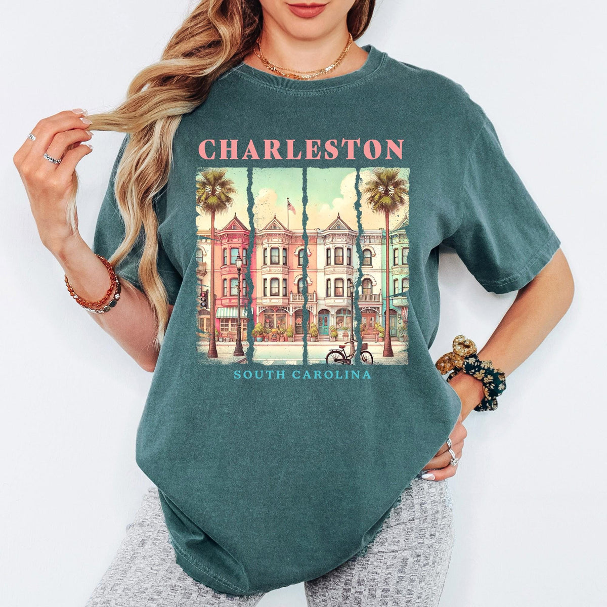Comfort Colors® Charleston South Carolina Bachelorette Shirt, Bach Club Shirt, Family Vacation Tee