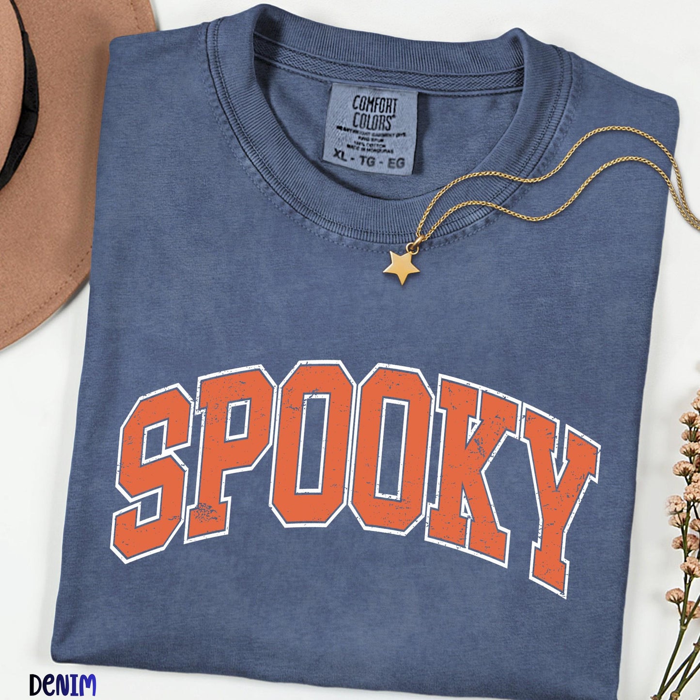 Spooky Season Comfort Colors® Shirt, Stay Spooky Halloween Graphic Tee, Vintage Fall T-Shirt, Halloween Gift