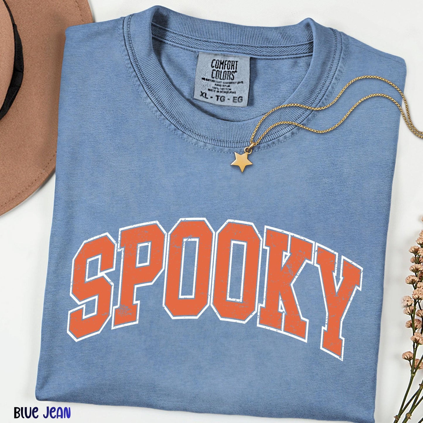 Spooky Season Comfort Colors® Shirt, Stay Spooky Halloween Graphic Tee, Vintage Fall T-Shirt, Halloween Gift