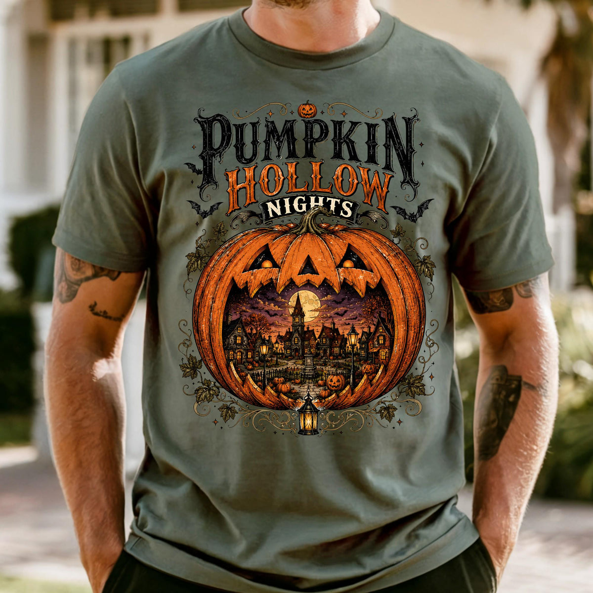 Pumpkin Hallow Nights Shirts, Halloweentown Shirt, Comfort Colors Shirts For Women | Men Halloween Gift