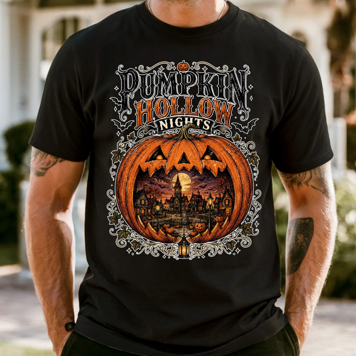 Pumpkin Hallow Nights Shirts, Halloweentown Shirt, Comfort Colors Shirts For Women | Men Halloween Gift