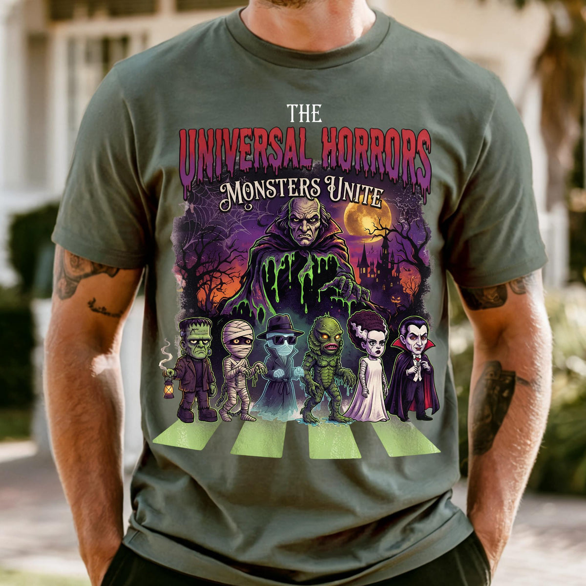 Comfort Colors® The Universal Horrors Shirt, Monsters Unit Halloween Shirt, Epic Universe Tshirt, Spooky Season Tee