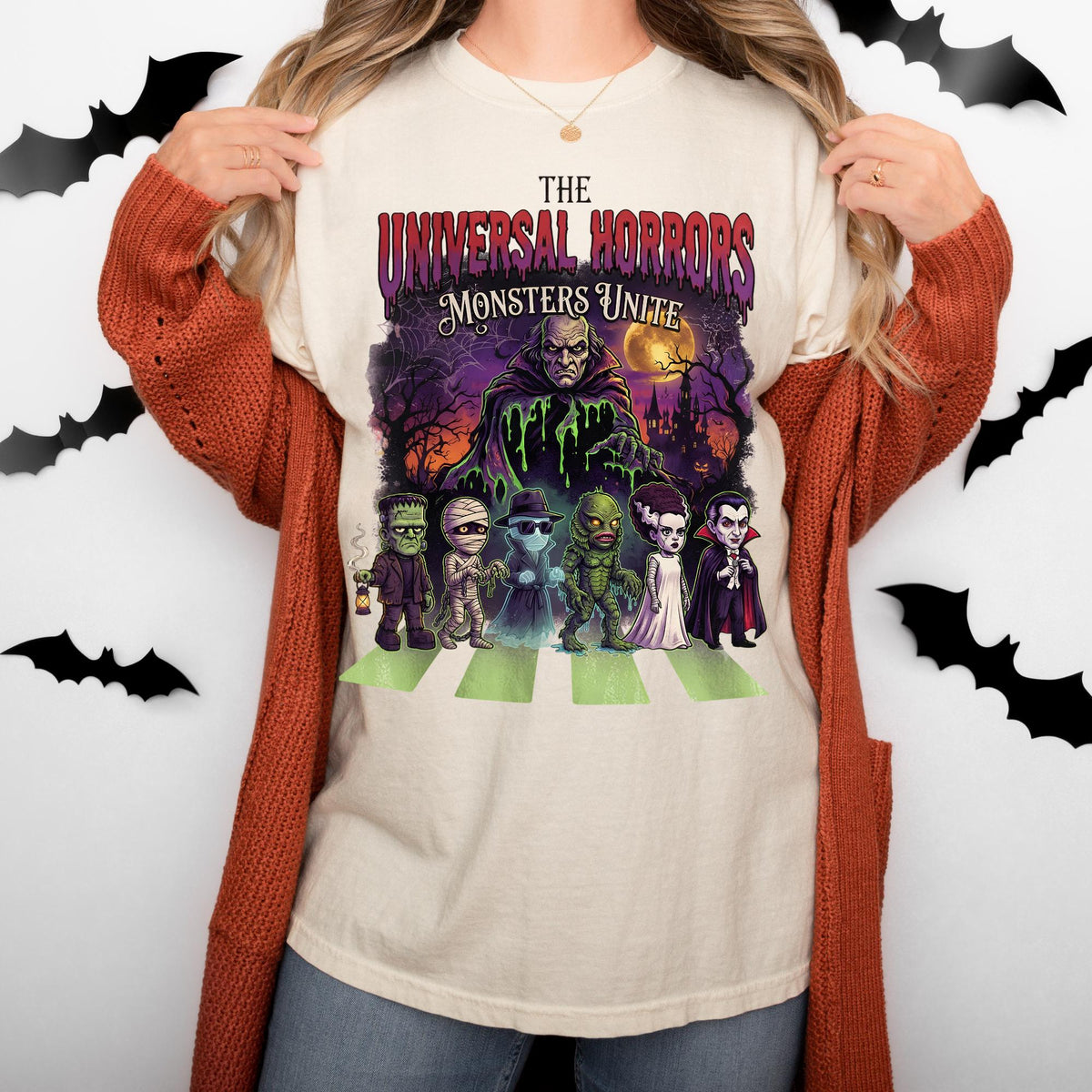 Comfort Colors® The Universal Horrors Shirt, Monsters Unit Halloween Shirt, Epic Universe Tshirt, Spooky Season Tee
