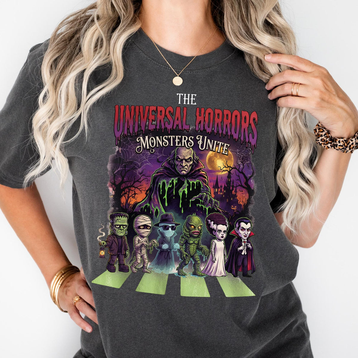 Comfort Colors® The Universal Horrors Shirt, Monsters Unit Halloween Shirt, Epic Universe Tshirt, Spooky Season Tee