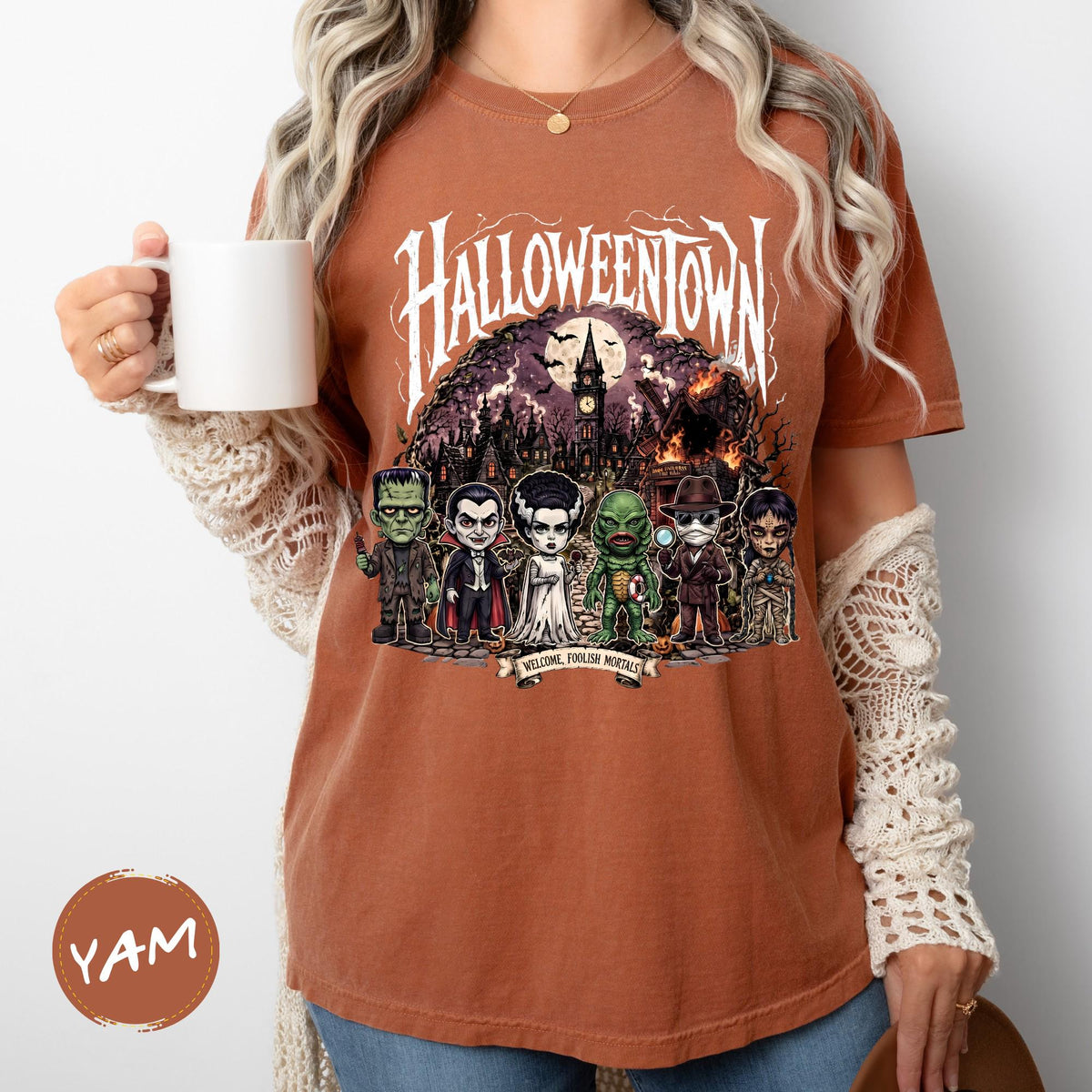 Comfort Colors Halloweentown Dark Universe Shirt, Epic Universe Halloween Shirt, Spooky Season Gift