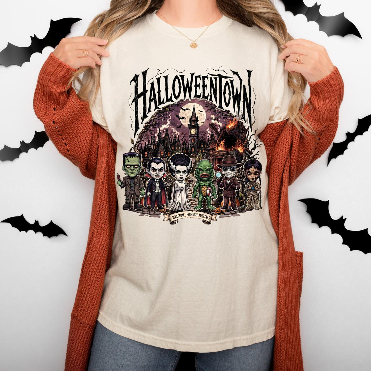 Comfort Colors Halloweentown Dark Universe Shirt, Epic Universe Halloween Shirt, Spooky Season Gift