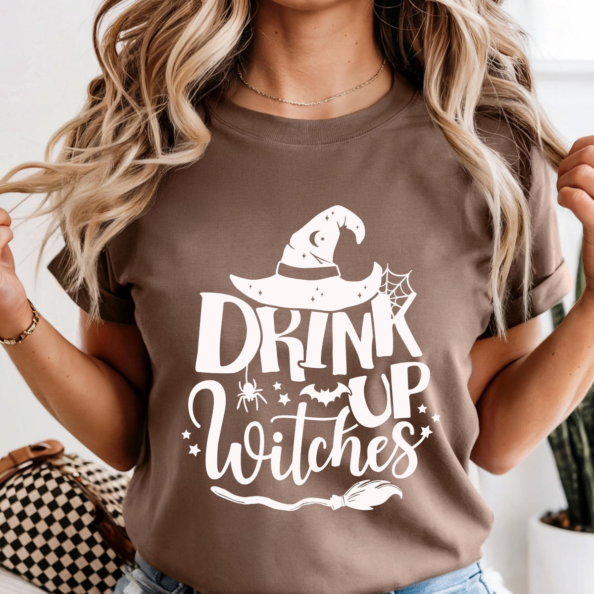Comfort Colors® Drink Up Witches Shirt, Halloween Party Shirt, Halloween Gift