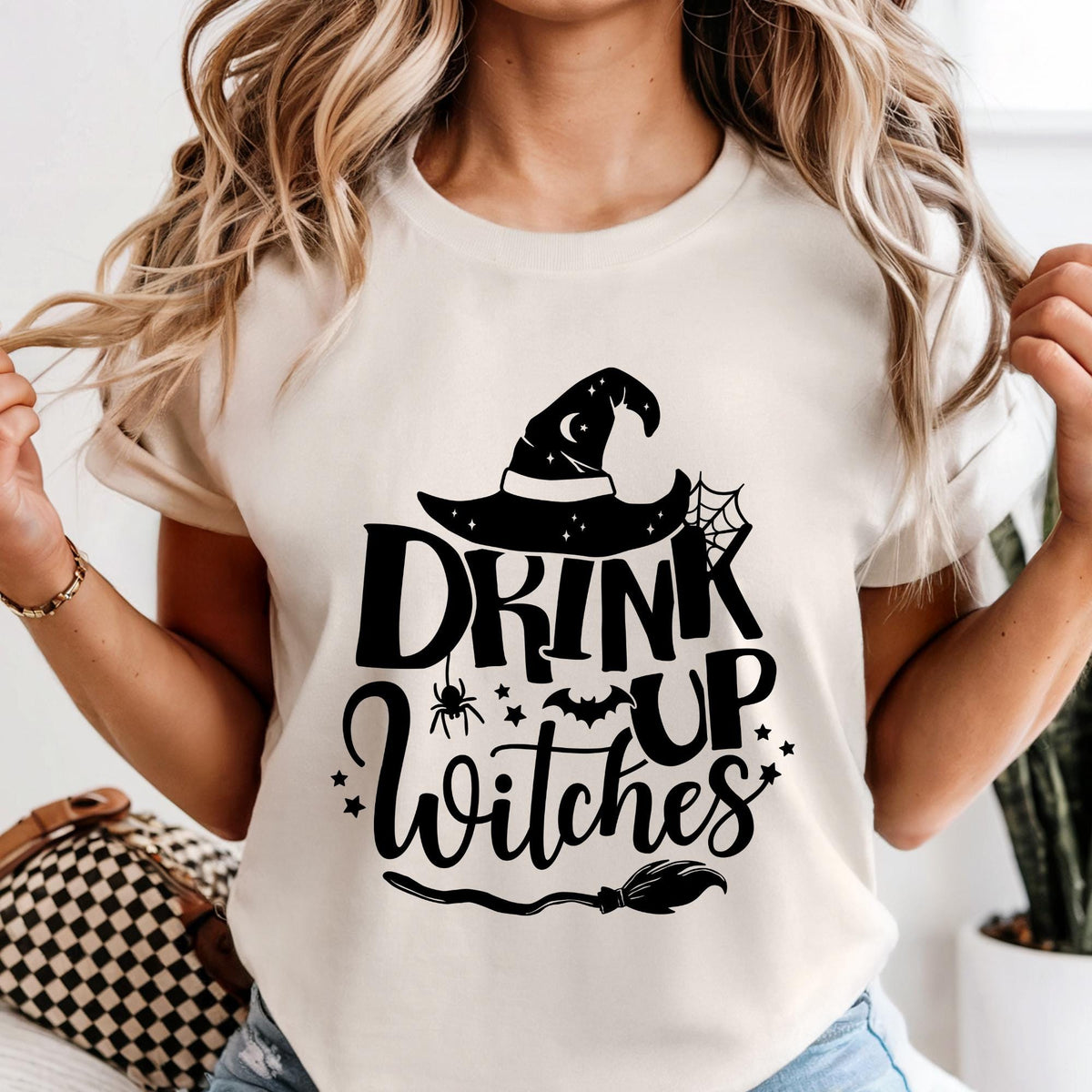 Comfort Colors® Drink Up Witches Shirt, Halloween Party Shirt, Halloween Gift