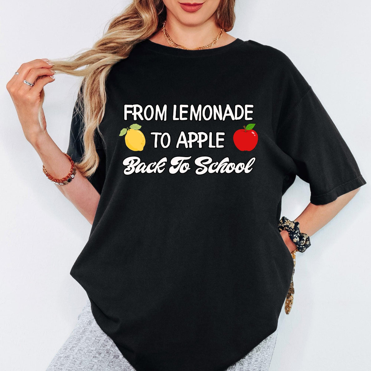 Comfort Colors® From Lemonade to Apple Shirt, Back To School Teacher Gift