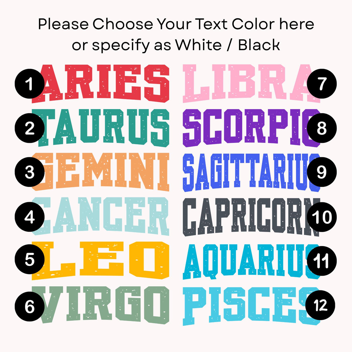 Custom Comfort Colors® Zodiac Shirt, Vintage Astrology Shirts For Women | Men