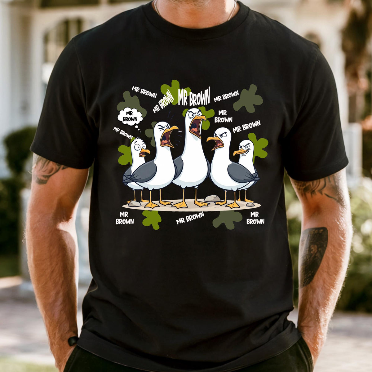 Custom Comfort Colors® Teacher Name Seagulls Shirt, Funny Back To School Shirts