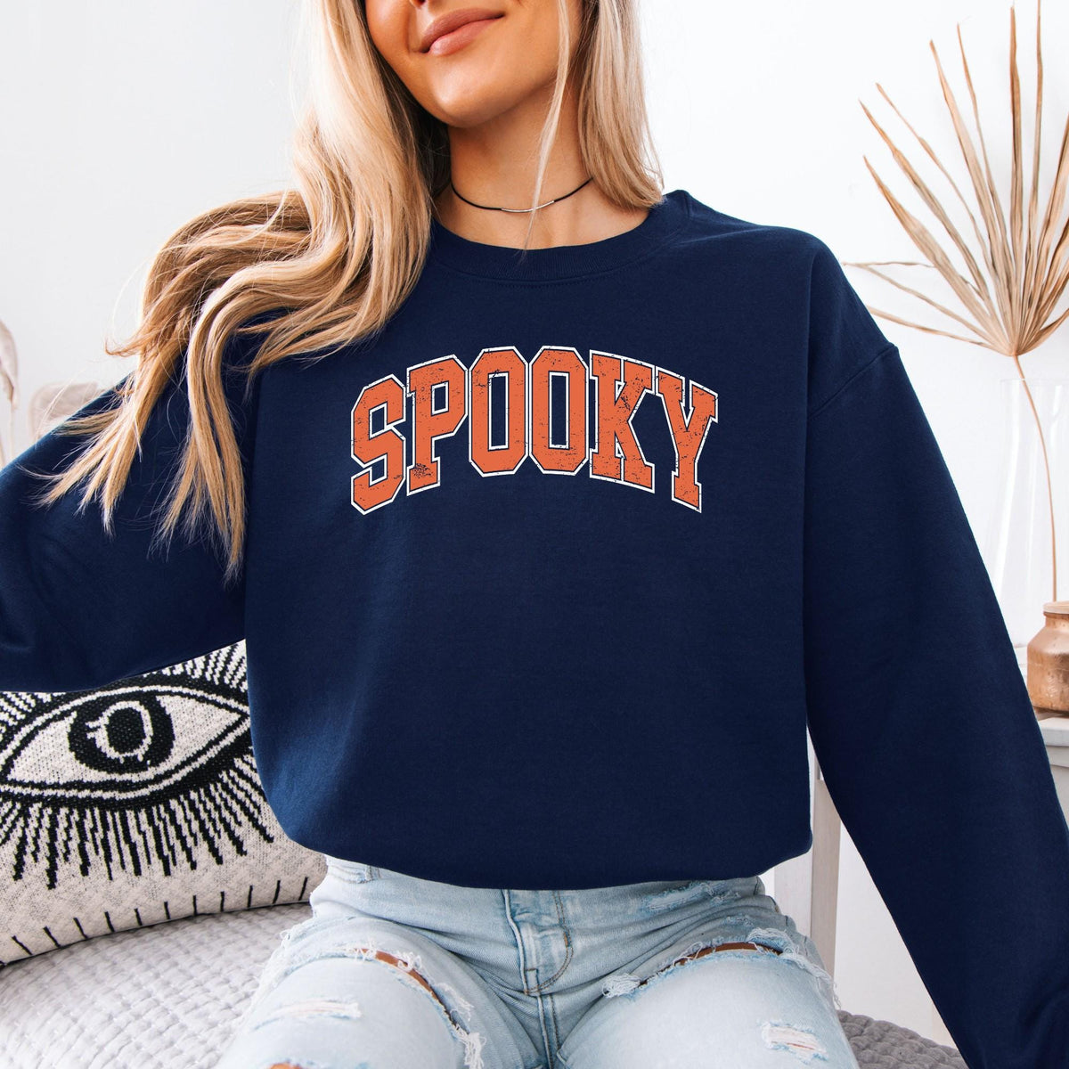 Spooky Season Sweatshirt, Halloween Sweatshirt, Stay Spooky Crewneck, Cozy Fall Hoodie, Halloween Gift for Women, Unisex Spooky Pullover