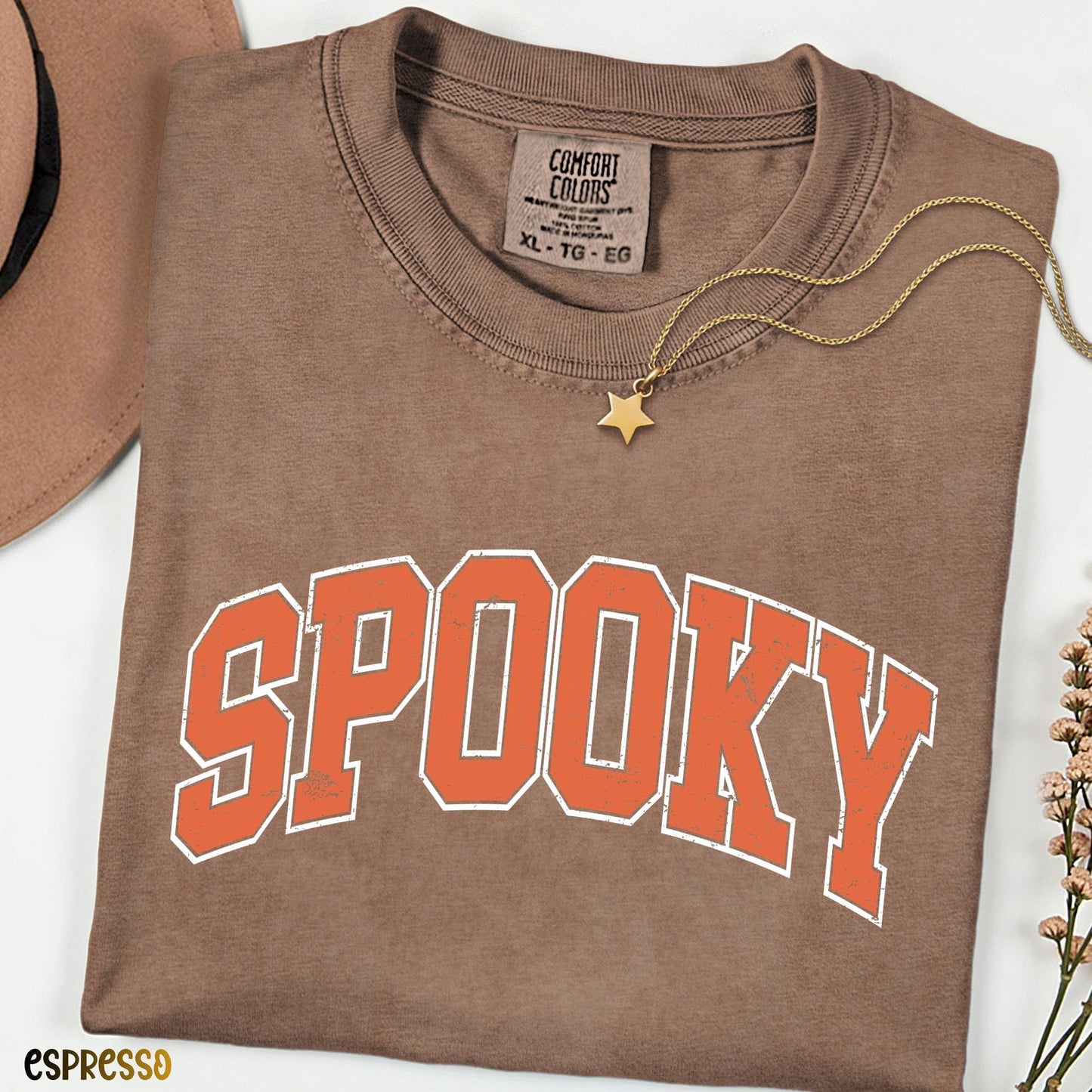 Spooky Season Comfort Colors® Shirt, Stay Spooky Halloween Graphic Tee, Vintage Fall T-Shirt, Halloween Gift