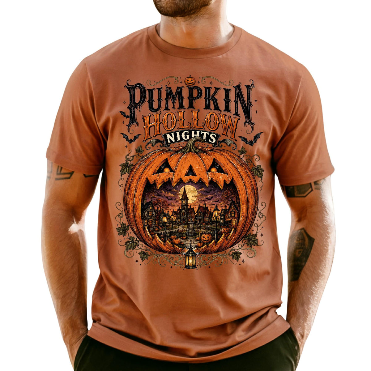 Pumpkin Hallow Nights Shirts, Halloweentown Shirt, Comfort Colors Shirts For Women | Men Halloween Gift