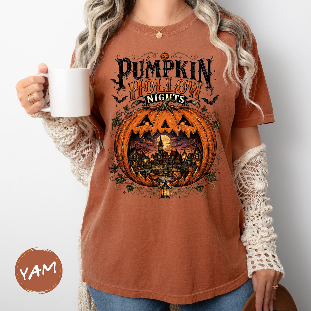 Pumpkin Hallow Nights Shirts, Halloweentown Shirt, Comfort Colors Shirts For Women | Men Halloween Gift