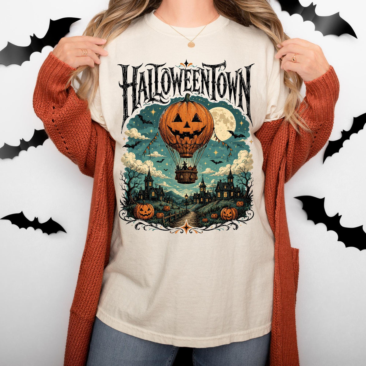 Comfort Colors Halloweentown  Shirt Spooky Season Fall Tee Halloween Gift