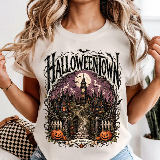 Vintage Comfort Colors® Halloweentown Shirt, 90s Halloween Tee, Halloween Gift