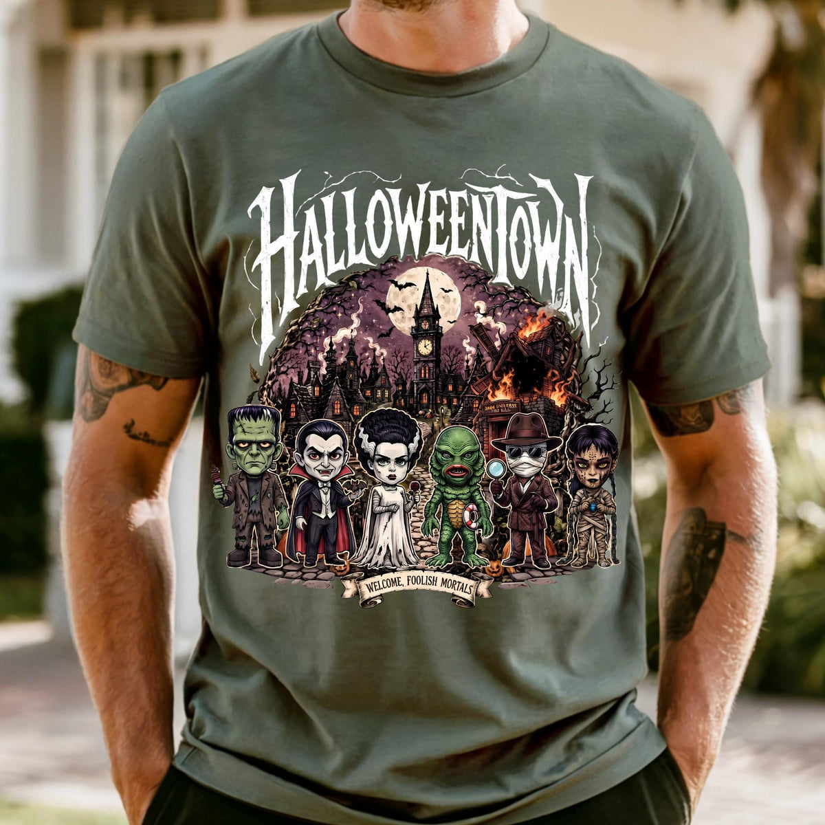 Comfort Colors Halloweentown Dark Universe Shirt, Epic Universe Halloween Shirt, Spooky Season Gift