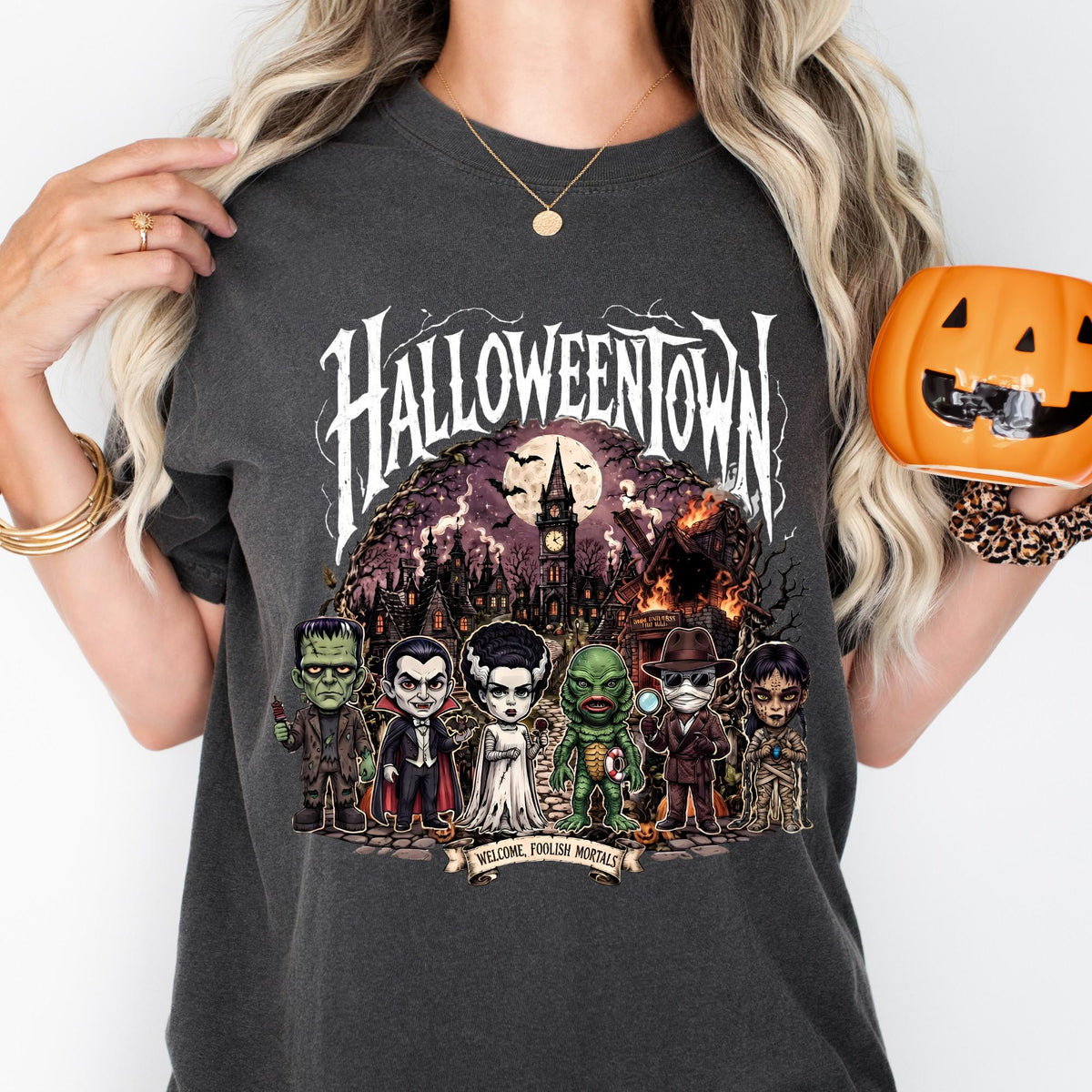 Comfort Colors Halloweentown Dark Universe Shirt, Epic Universe Halloween Shirt, Spooky Season Gift