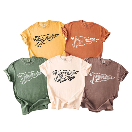 Custom Comfort Colors® Back to School Shirt, Grade Level Team Tees, Teacher Gift