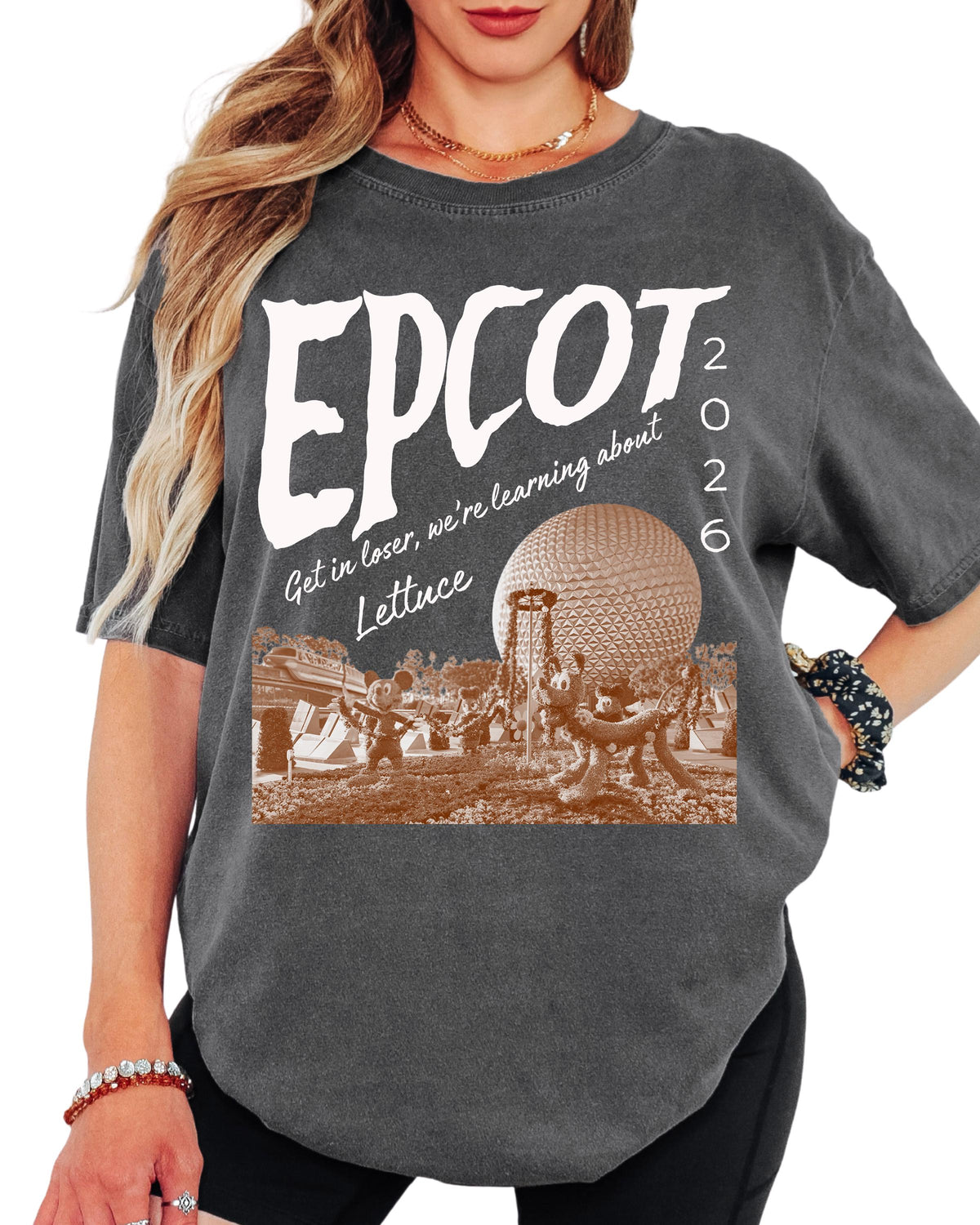 Comfort Colors® Epcot Inspired Shirt, Disney Park Get In Loser We Re Gonna Learn About Lettuce Tshirt for Women | Men