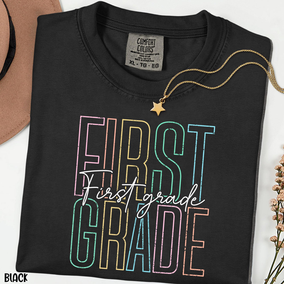Comfort Colors® First Grade Teacher Shirt, 1st Grade Teacher Shirt, Elementary School, Teaching Shirt