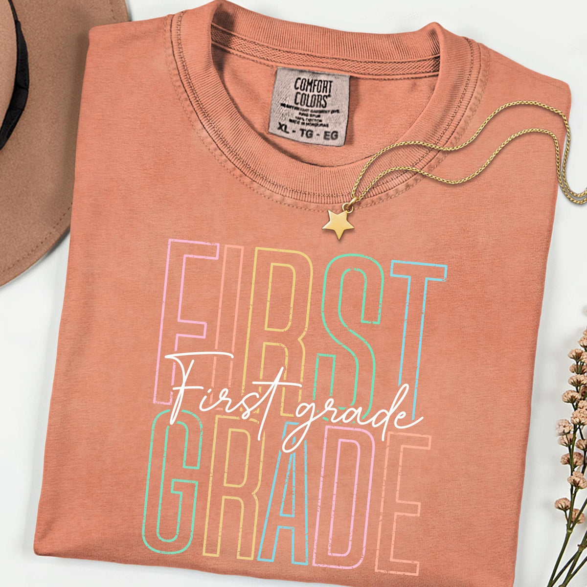 Comfort Colors® First Grade Teacher Shirt, 1st Grade Teacher Shirt, Elementary School, Teaching Shirt